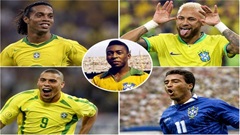 Neymar xếp hạng mấy trong số những cầu thủ vĩ đại nhất của Brazil?